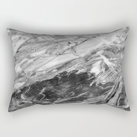 Carrara Marble Rectangular Pillow
