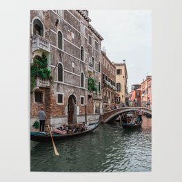 Gondola Ride in Venice | Travel Photography, Italy Landscape Poster