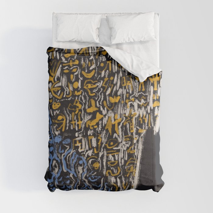 Abstract stone tablet 02 Comforter