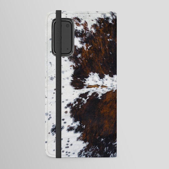 Spotty luxurious cowhide Android Wallet Case