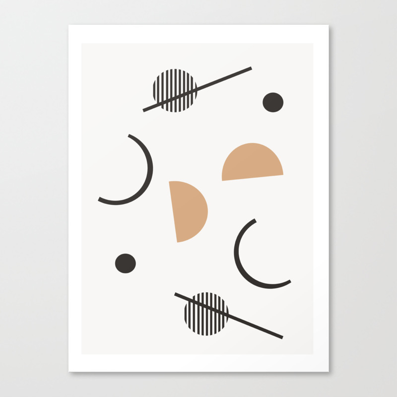 Chara Minimalist Art Print Abstract Art Earth Tones Neutral