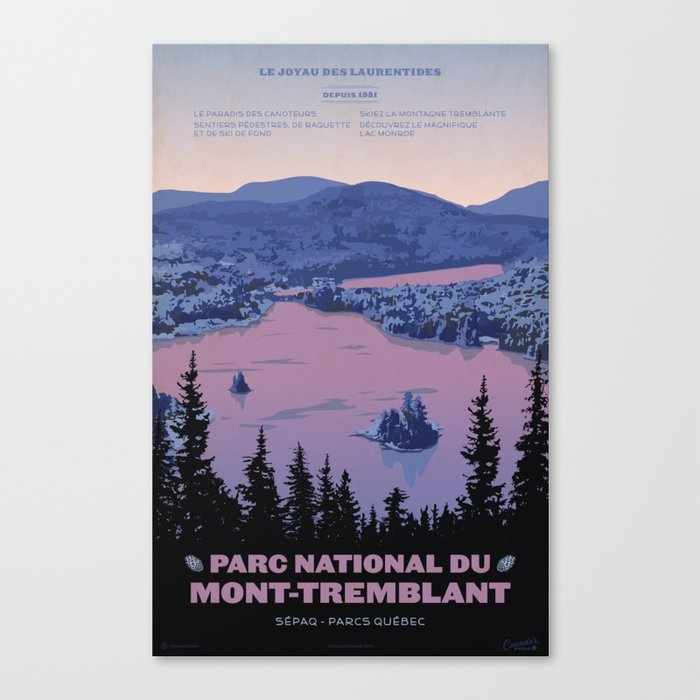 Parc National du Mont-Tremblant Canvas Print