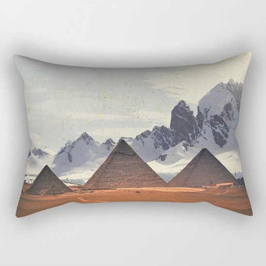 WHEN ANTARCTIC MEETS PYRAMIDS Rectangular Pillow