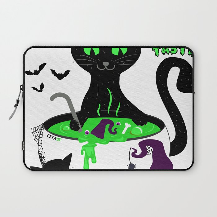 The Black Cat and His Secret Laptop Sleeve