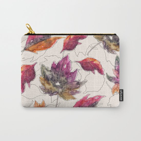 Maple Pattern Carry-All Pouch