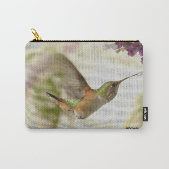 Ms. Hummingbird Checks Another Nectar Source Carry-All Pouch