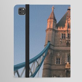 Great Britain Photography - Sunset Shining On The Tower Bridge In London iPad Folio Case