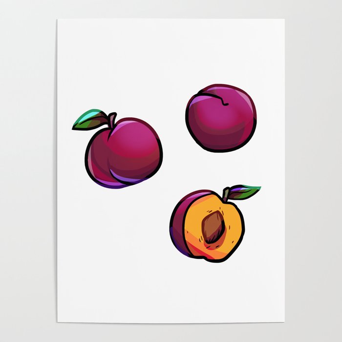 Plums Poster