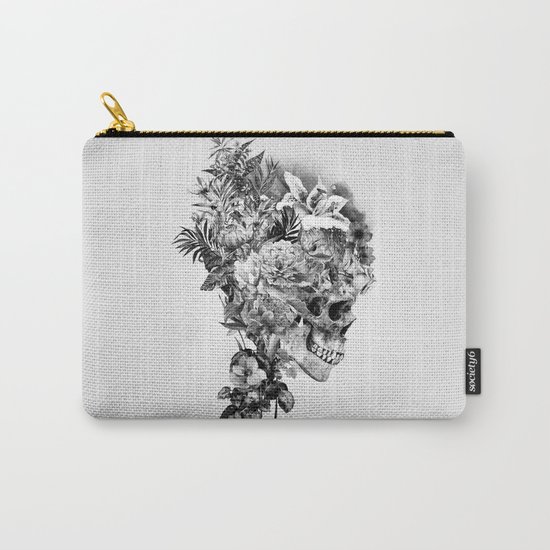 Skull VI BW Carry-All Pouch