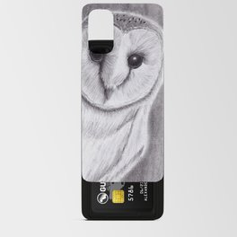 Barn Owl Pencil Drawings Android Card Case