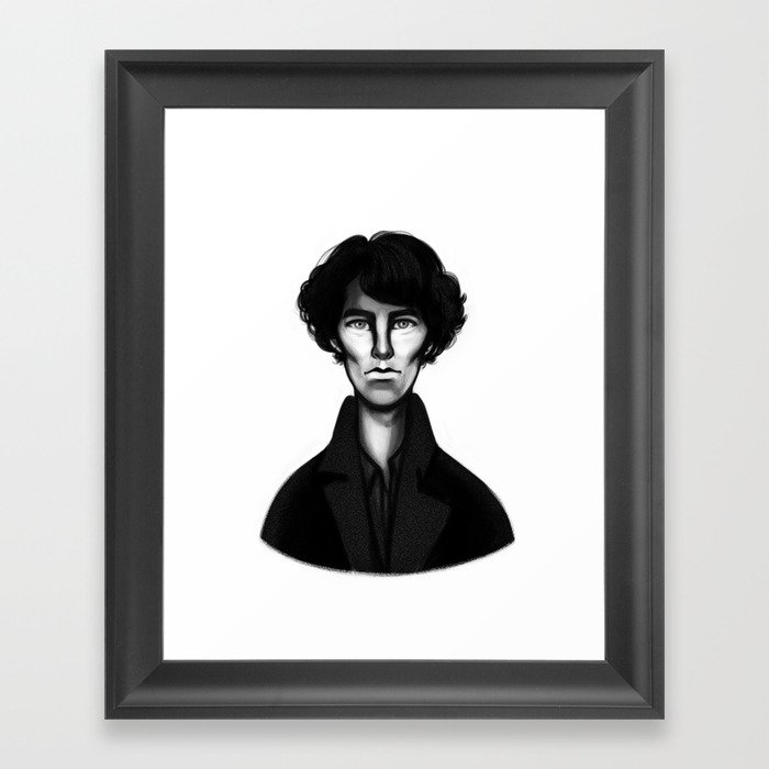 Sherlock Framed Art Print