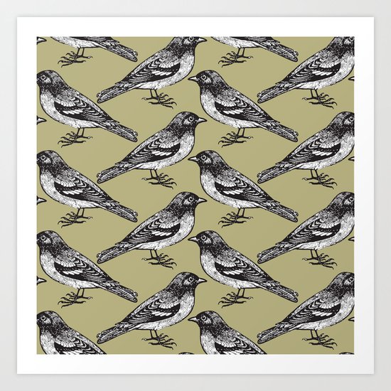 sparrows Art Print