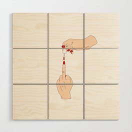 Manicure Wood Wall Art