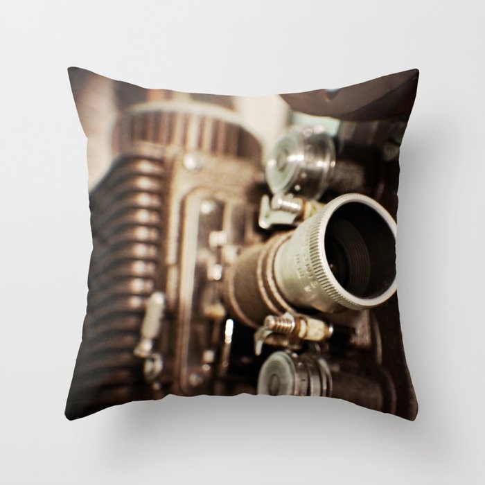 The Golden Age of Film Throw Pillow