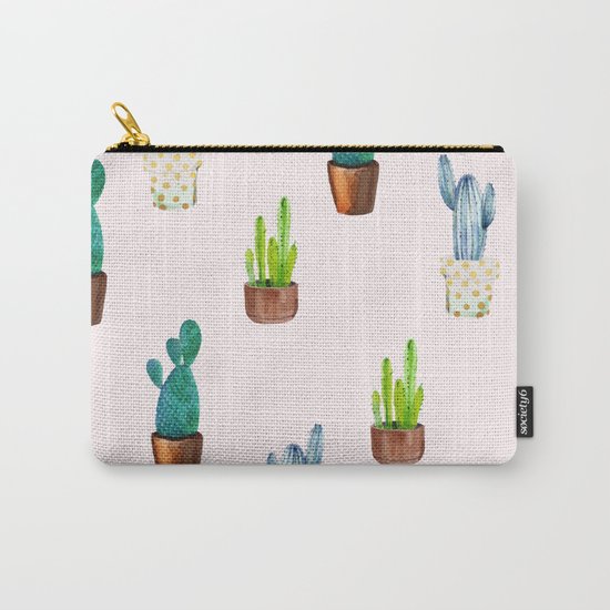 Cactus Formation #society6 #decor #buyart Carry-All Pouch