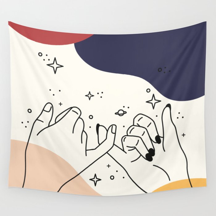 Pinky swear sales tapestry