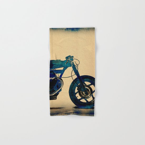 Metalic Blue Hand & Bath Towel