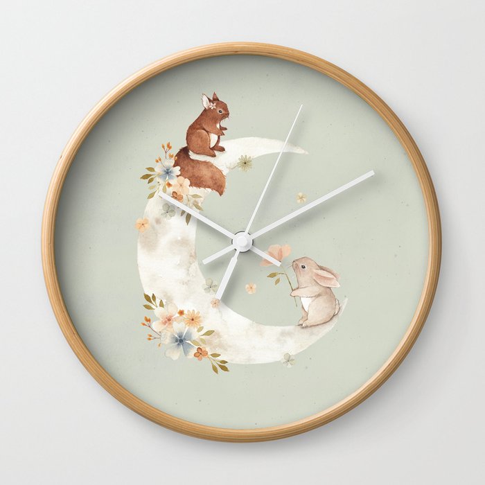 I love you to the moon and back Wall Clock