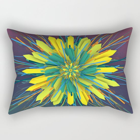 SunZun Flower Rectangular Pillow