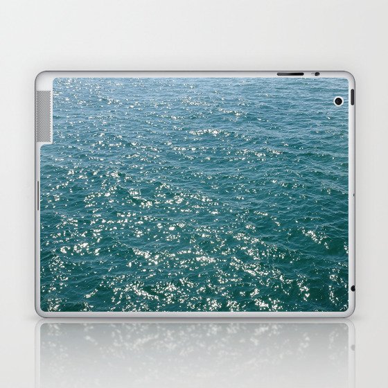 Deep Teal Sea Laptop & iPad Skin