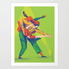Swing dance Art Print