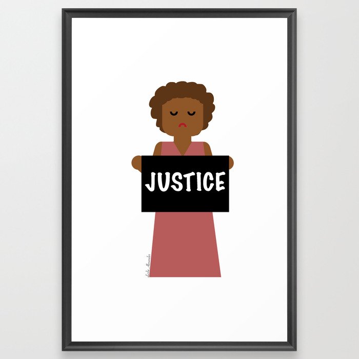 Just Justice Framed Art Print