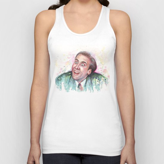 Nicolas Cage You Don't Say Geek Meme Nic Cage Unisex Tank Top