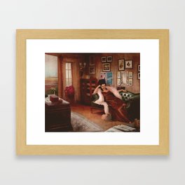 Demure Framed Art Print