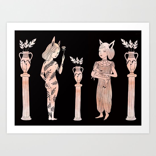 Greeks in Egypt Art Print
