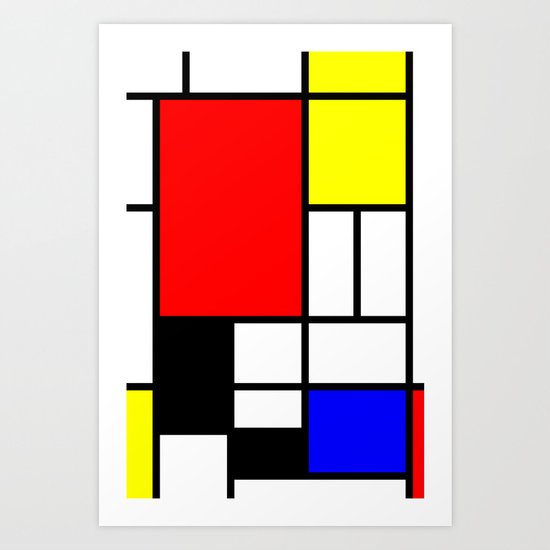 Mondrian Art Print