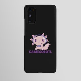 Gamesolotl Funny Axolotl Word Game For Gamers Android Case