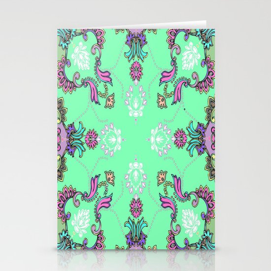 Coral Stationery Cards