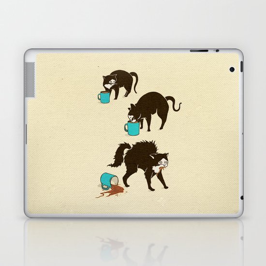 Coffee Cat Laptop & iPad Skin