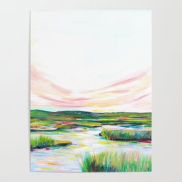 Marsh landscape Poster
