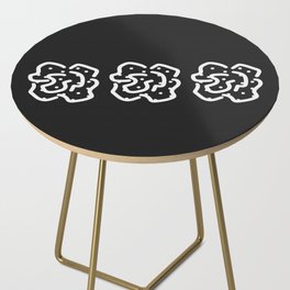 Three spotted flowers 7 Side Table