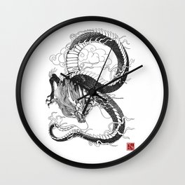 Chinese Dragon Wall Clock