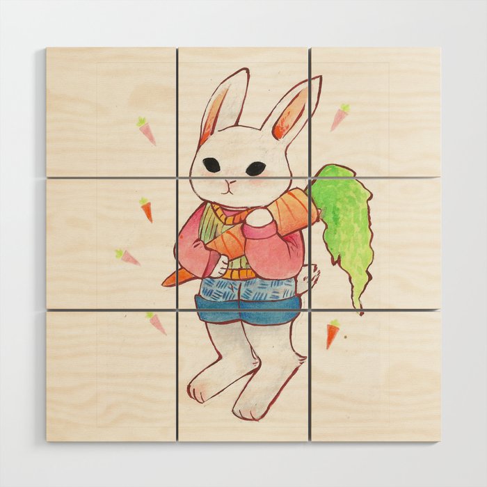 Bunny bunny Wood Wall Art