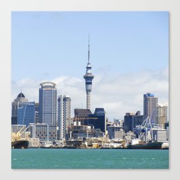 New Zealand Photography - Sky Tower In The Center Of Auckland Canvas Print