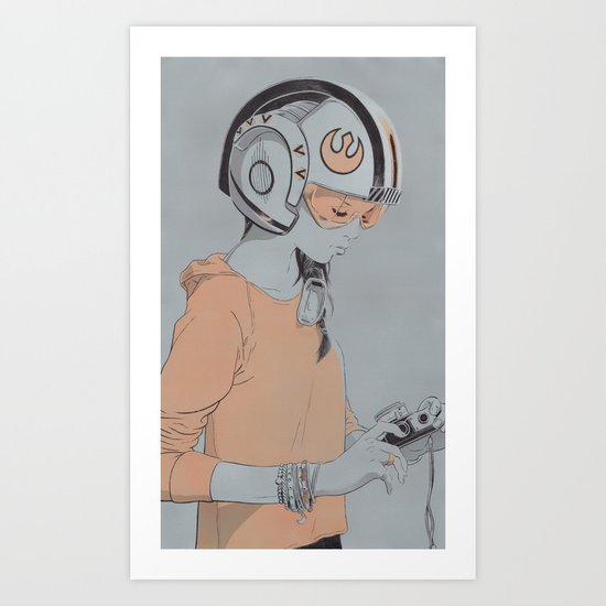 Rebel Art Print