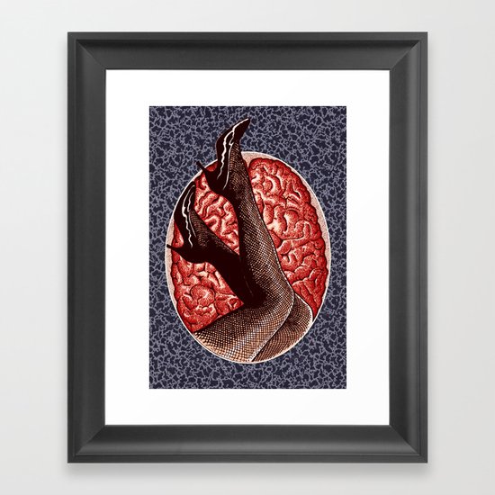 Smart is Sexy Framed Art Print