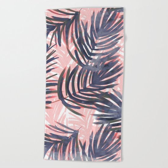 Palms Explosion Beach Towel