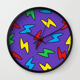 90's Bolt Wall Clock