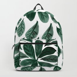 Green leaves Backpack