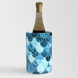 REALLY MERMAID SILVER BLUE Wine Chiller