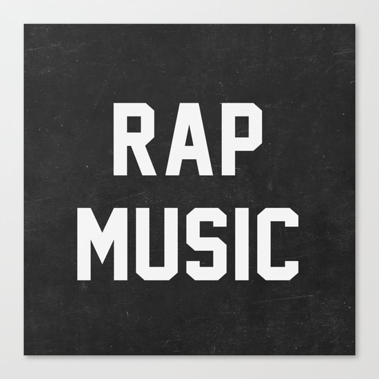 Rap Music Canvas Print