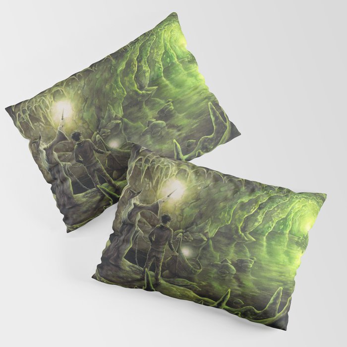 Harry and Dumbledore in the Horcrux Cave Pillow Sham