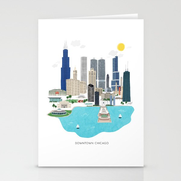 Chicago Illustration Stationery Cards