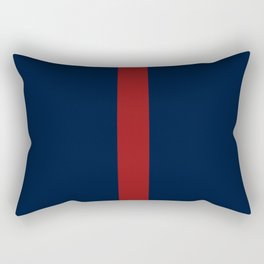 Navy Red Rectangular Pillow