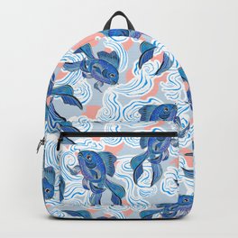 Asian Goldfish_Blues Backpack