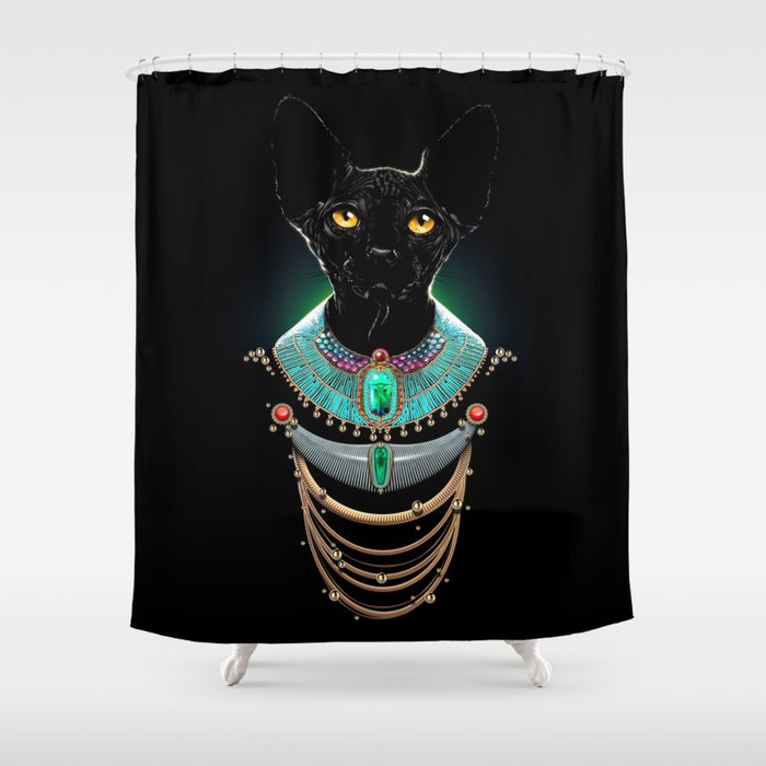 Sphynx Cat : Animaluxury 01 Shower Curtain